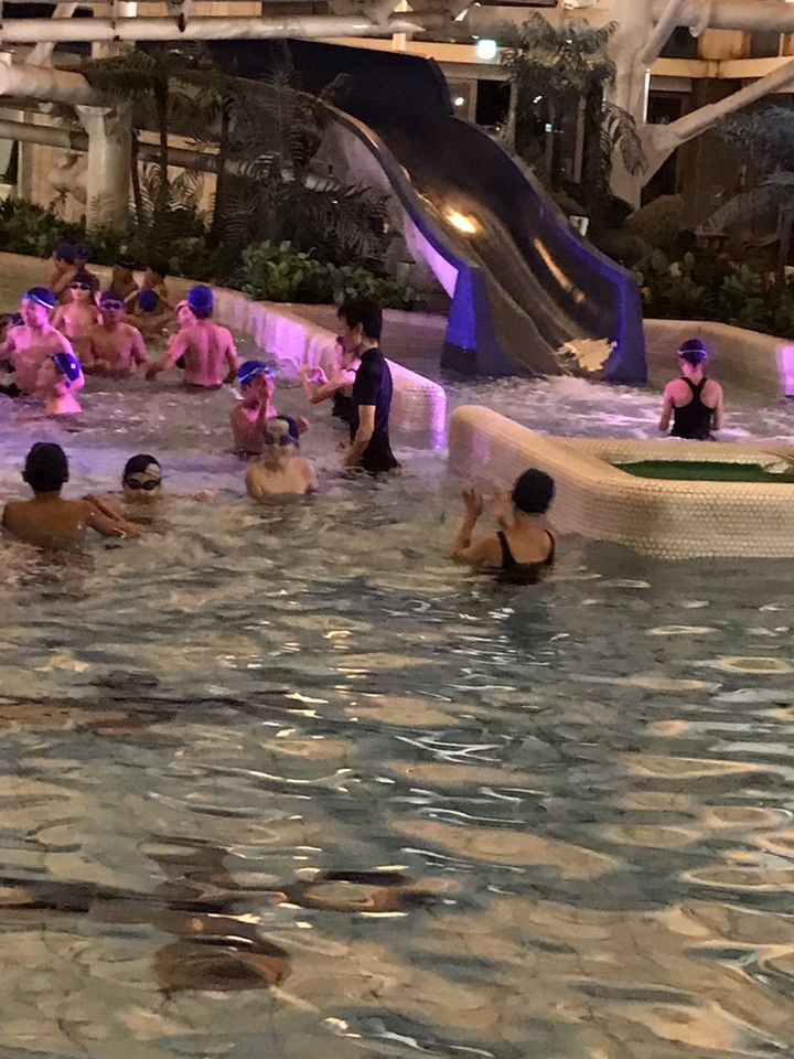 小学生　修学旅行　入浴 毛野南小学校 : 修学旅行１日目②
